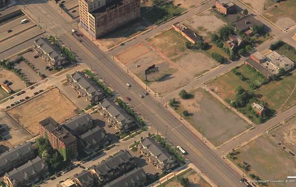 Colonial Theatre on Woodward Ave - Now An Empty Lot